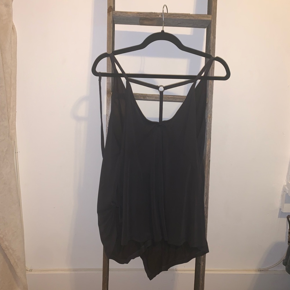 Free People Strappy Back Flowy Tank